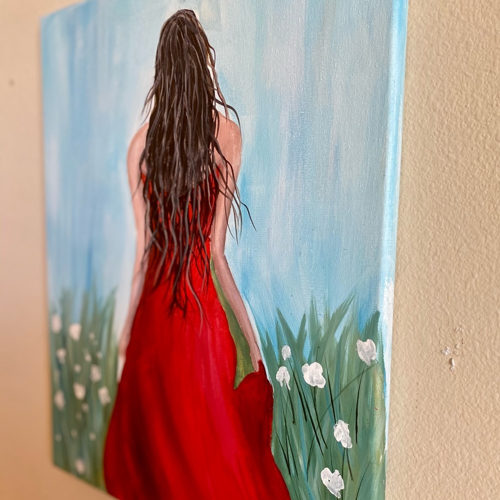 Abstract woman painting - Picture 2 of 3